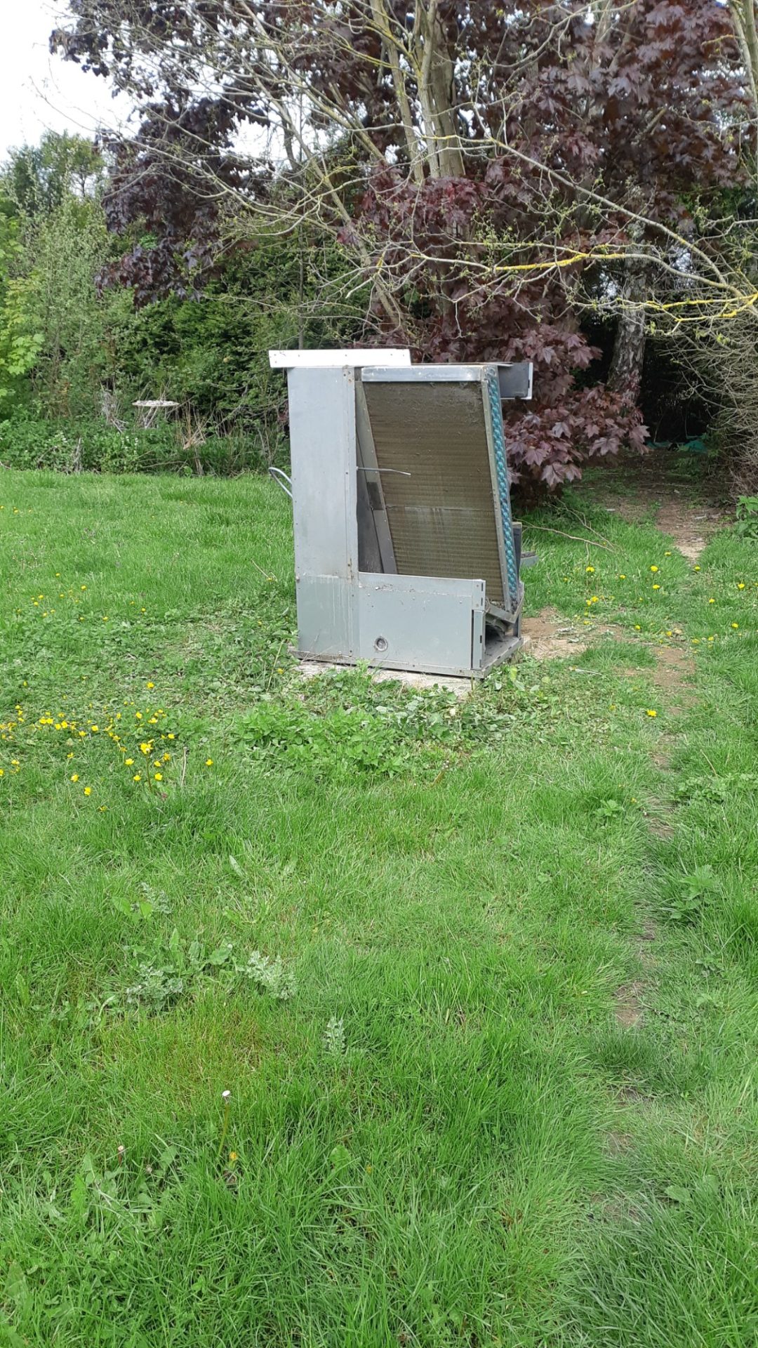 Pompe à chaleur / géothermie à La Celle des Bordes – avant