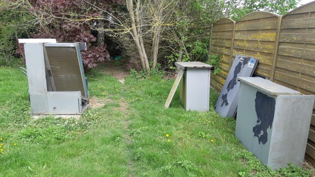 Pompe à chaleur / géothermie à La Celle des Bordes – pendant les travaux